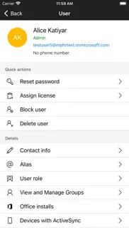 microsoft 365 admin iphone screenshot 3