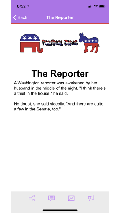 Political Jokes USA Screenshot