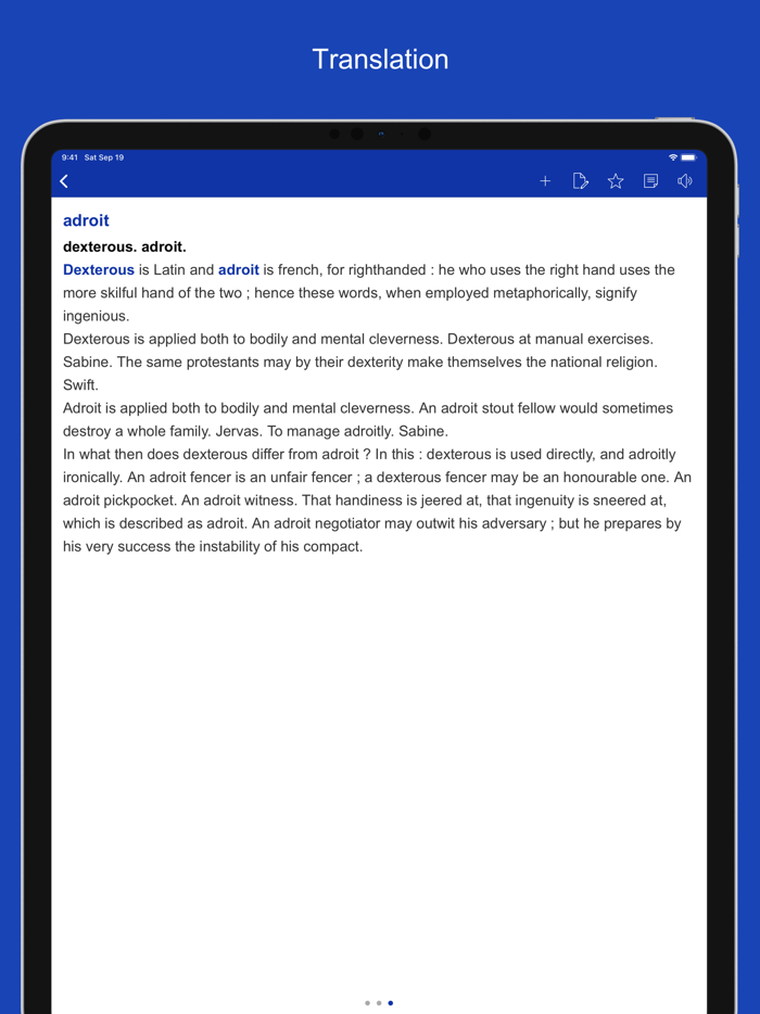 English Learners Thesaurus
