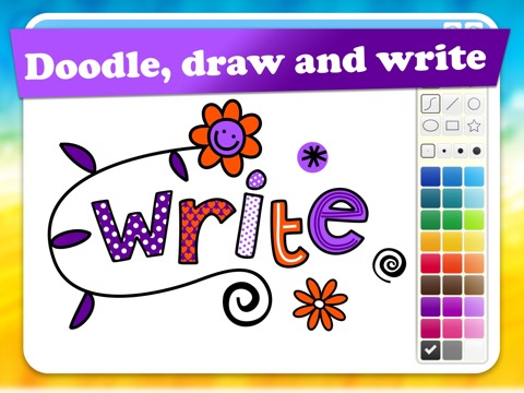 Whiteboard for Kids doodle funのおすすめ画像6