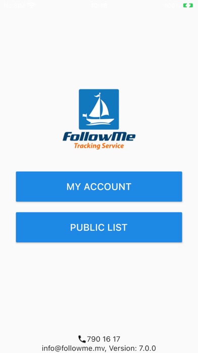 FollowMe Vessel Tracker Screenshot