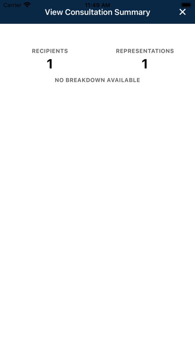 Planning App Screenshot