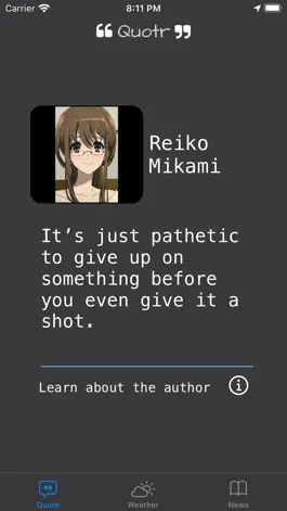 Game screenshot Anime Quotr apk