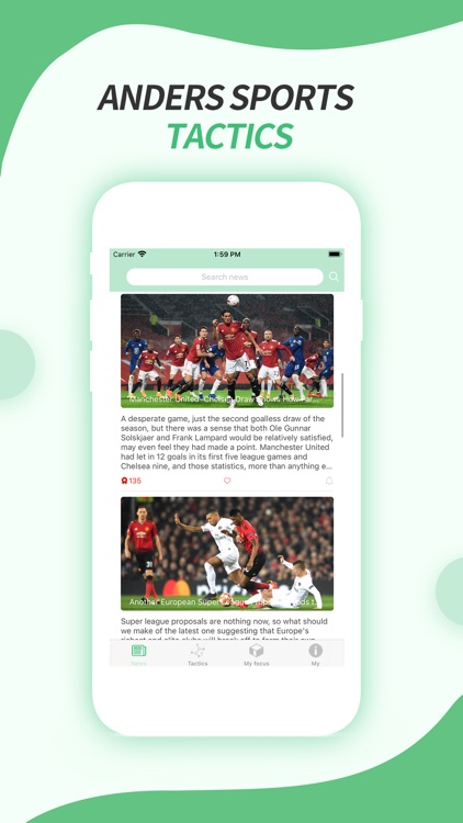 Anders Sports tactics