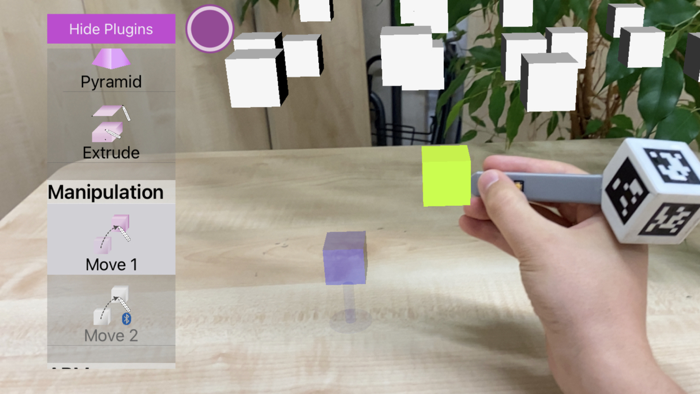 ARPen Mid-Air Interactions