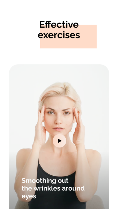 Face Yoga massage and skincare Screenshot