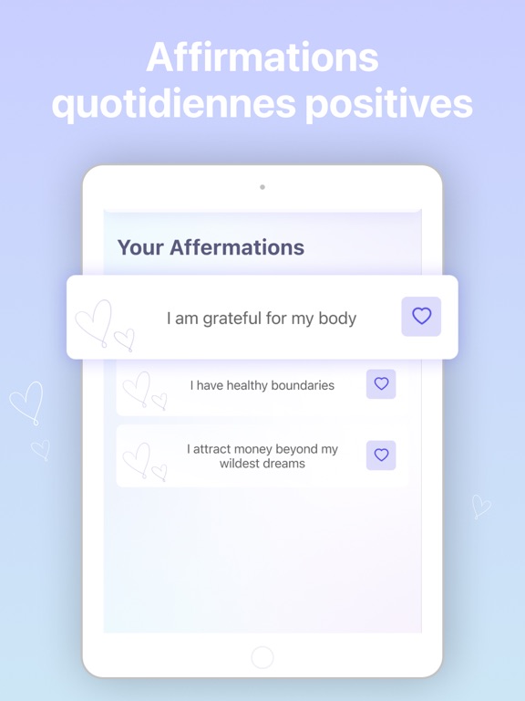Screenshot #4 pour Affirmations: Positive & Daily