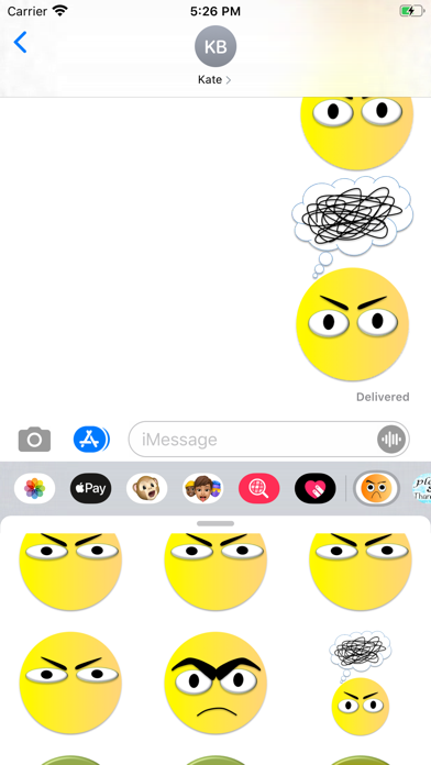 grumpy stickers Screenshot