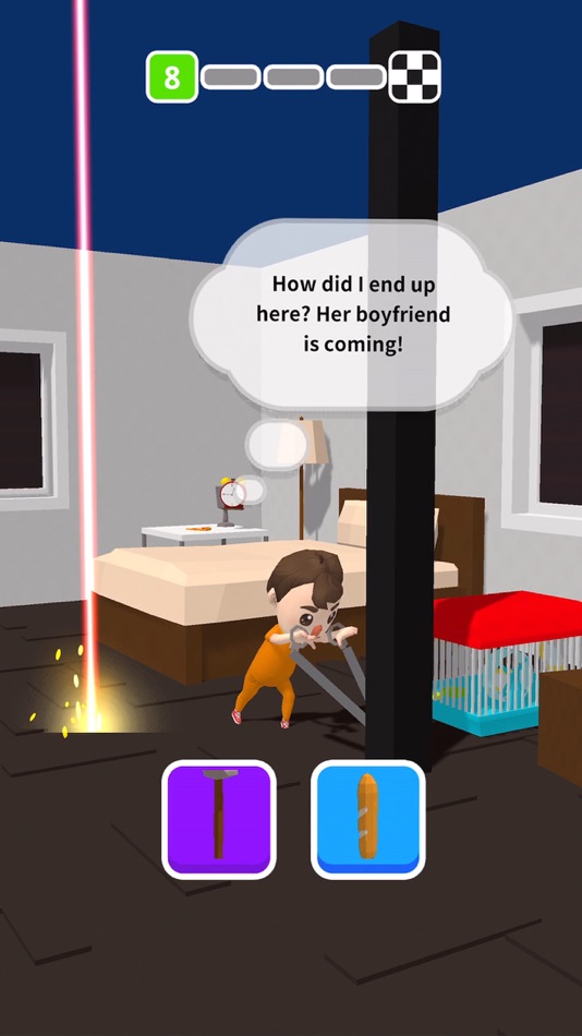 #3. Escape Jail 3D (iOS) By: Gamejam Co.