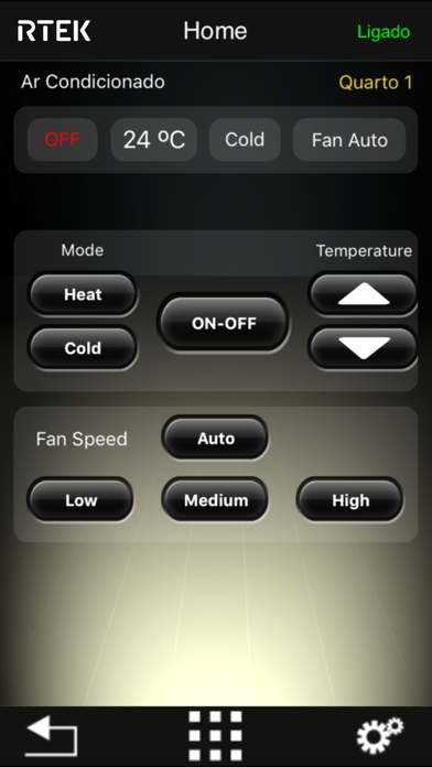 RTEK Home Control Screenshot