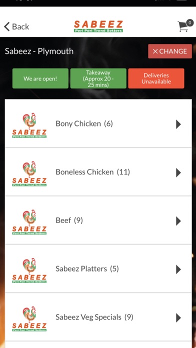 Screenshot #3 pour Sabeez Peri Peri
