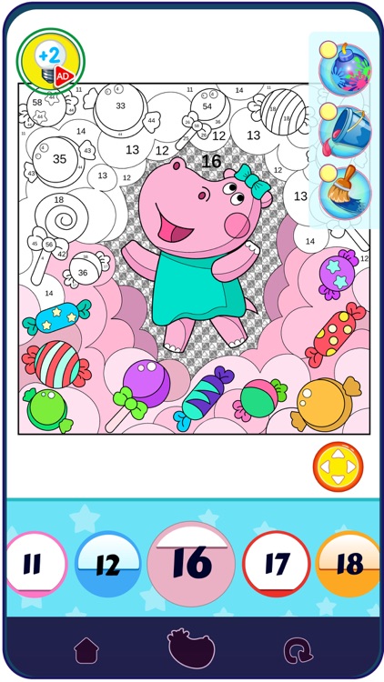 Color by Number with Hippo screenshot-4