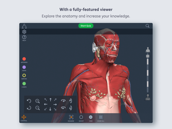Screenshot #4 pour Primal's 3D Human Anatomy Quiz