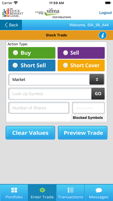 Stock Market Game