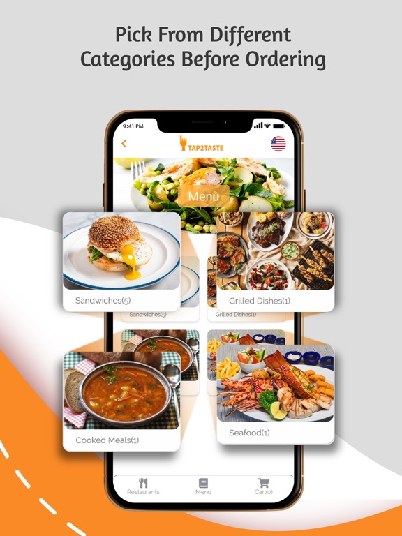 Tap2Taste: Order food app screenshot 4