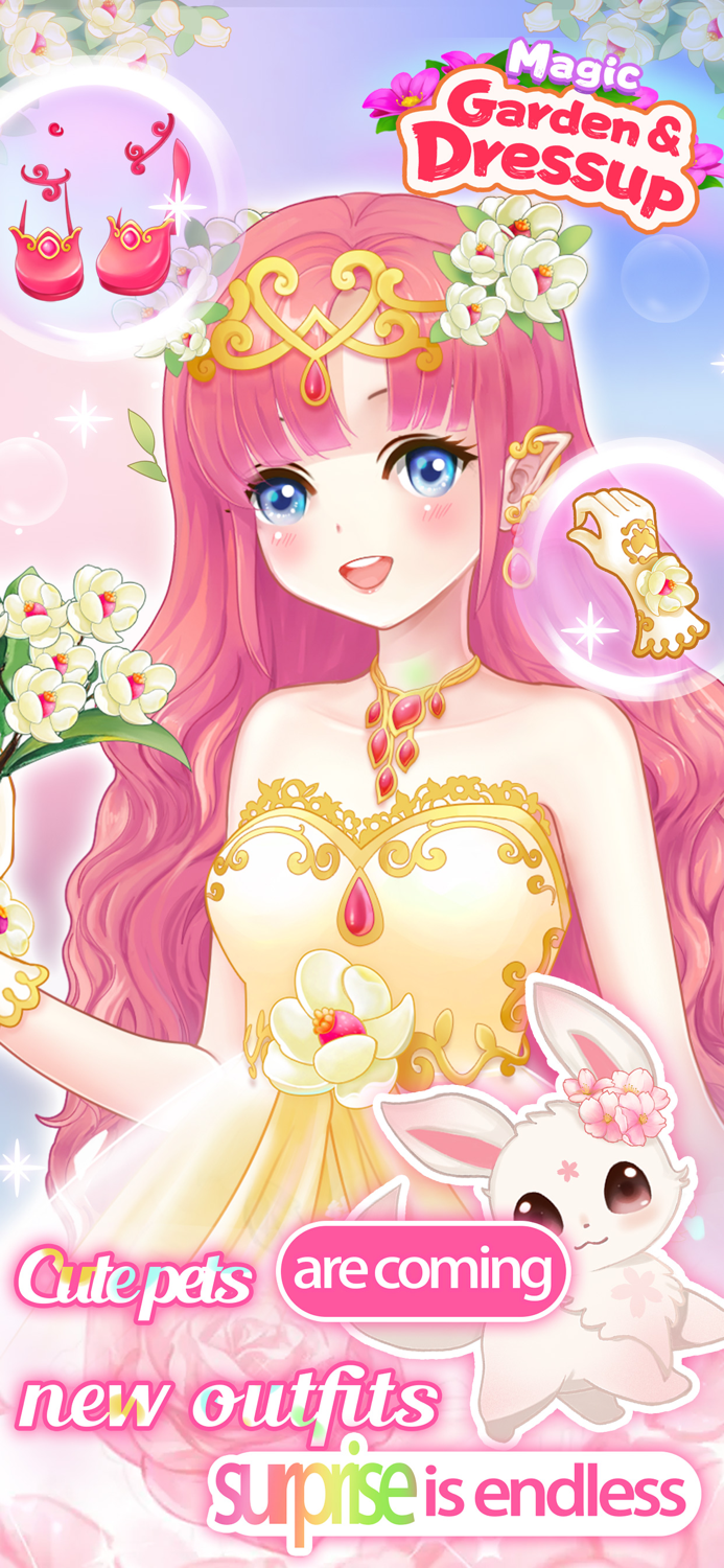 Princess Garden Dressup