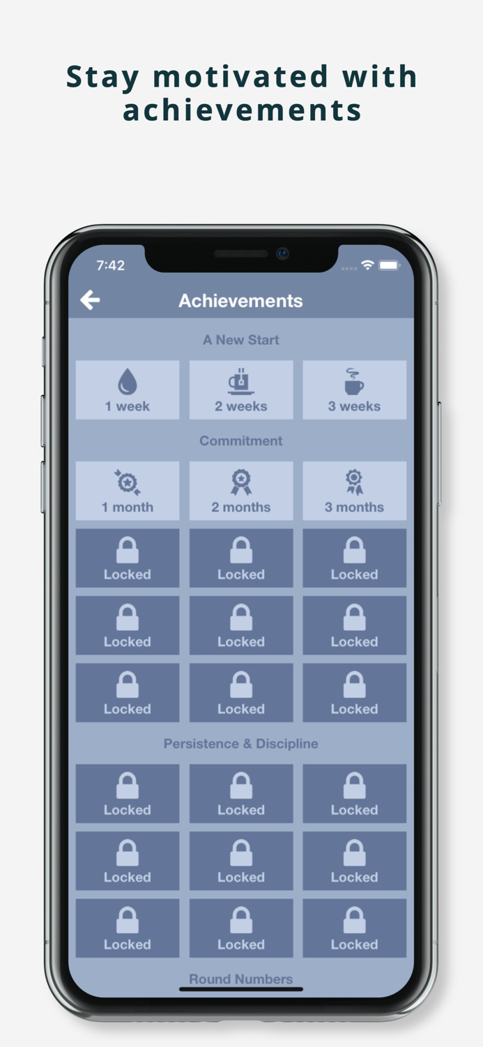 Clear Thinker Sobriety Counter