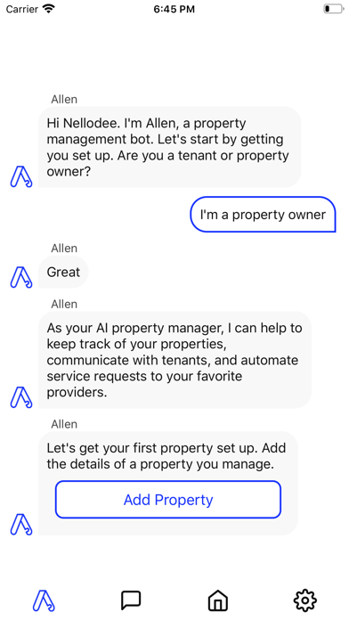Allen: DIY Property Management Screenshot