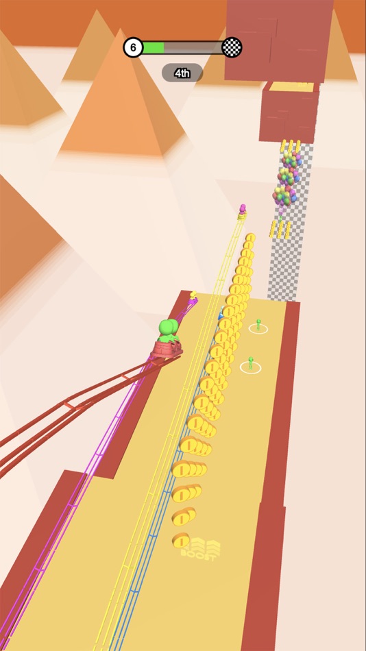 #2. Rolly Rails 3D (iOS) Podle: Entity3 Limited