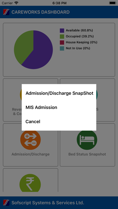 Masina Dashboard Screenshot