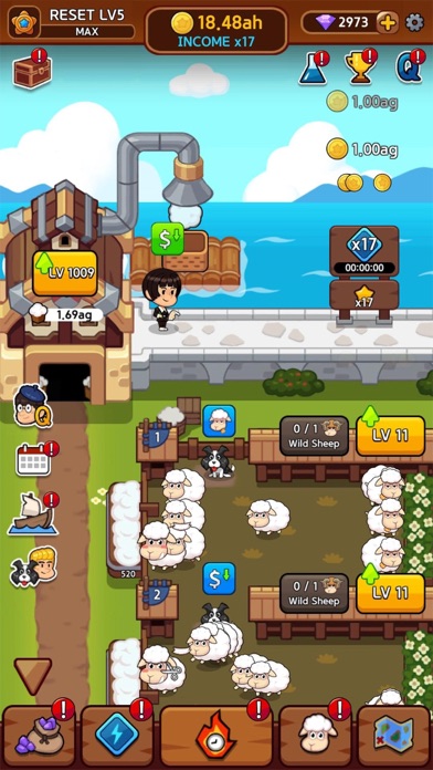 Sheep Farm: Idle games, Tycoon Screenshot