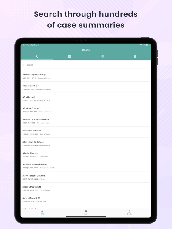 Screenshot #4 pour Pocket Law Guide: Tort