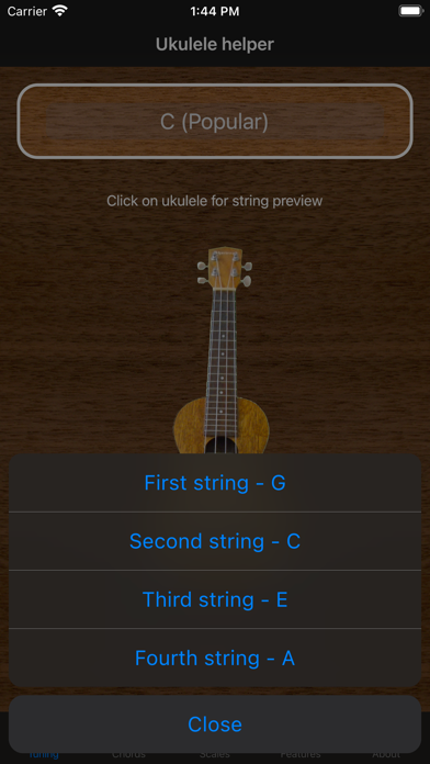 Ukulele Helper Screenshot