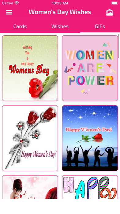 Women's Day Wishes & Cards Screenshot