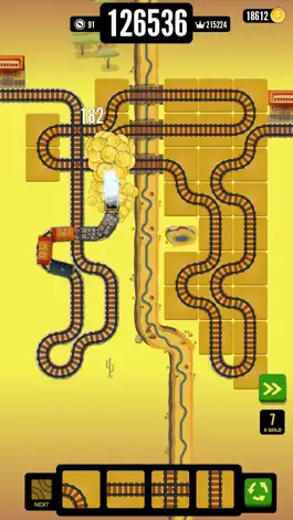 Game screenshot Gold Train FRVR - Railway Maze hack