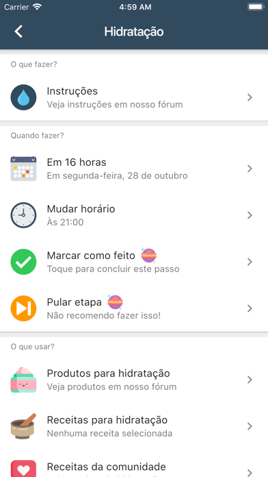 Meu Cronograma Capilar Screenshot