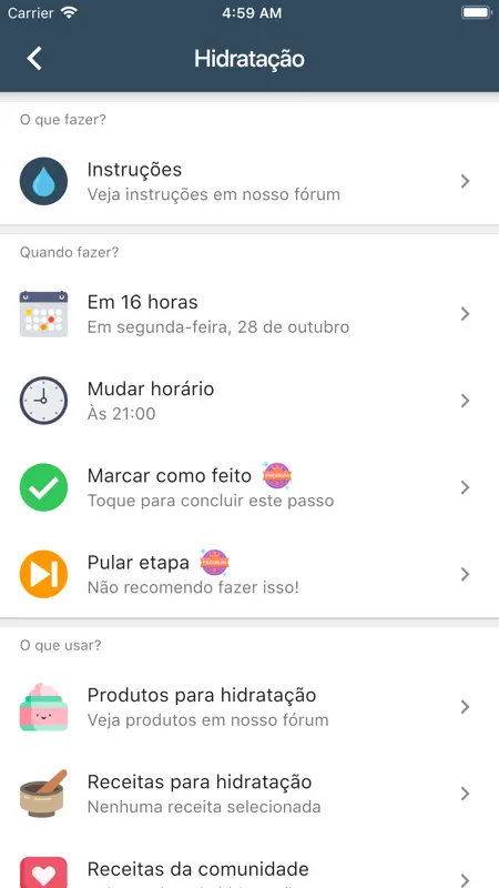 Meu Cronograma Capilar screenshot 8 of 8