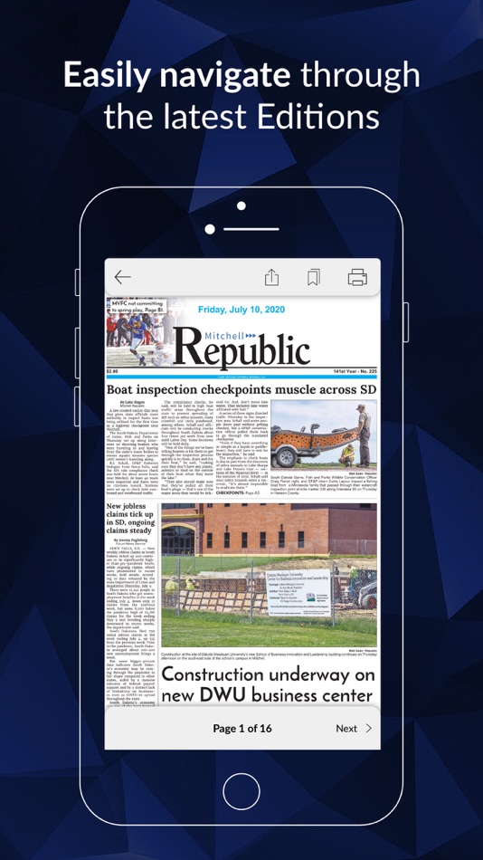 #4. Mitchell Republic E-paper (iOS) Bởi: Forum Communications Company