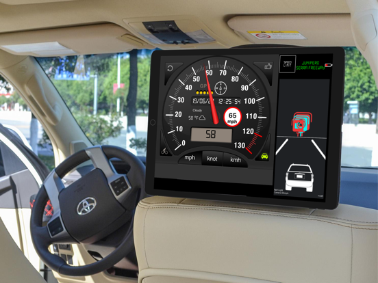 Speedometer ⊲ iPad screenshot 4 - Navigation app