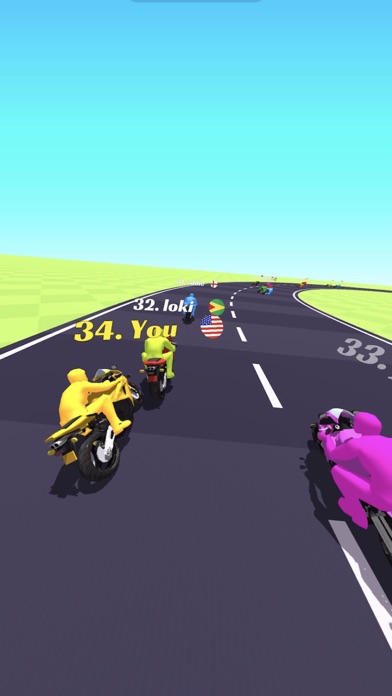 Bike Race.io Screenshot