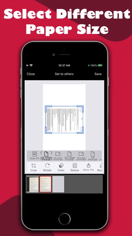 Camera Scanner - PDF Document screenshot-4