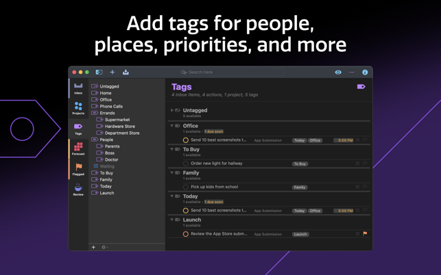 OmniFocus 3 Screenshot