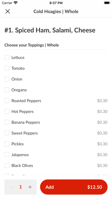 Bogie's Hoagies Screenshot