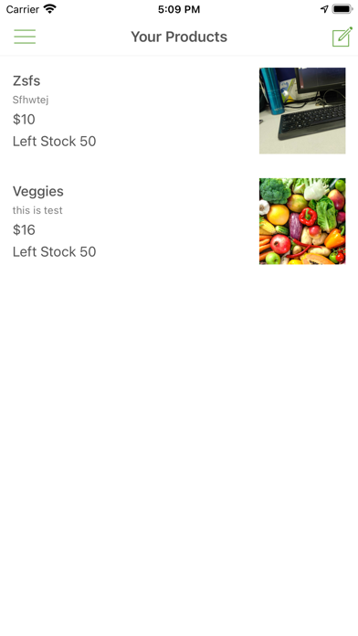 Digi-Foods Vendor Screenshot