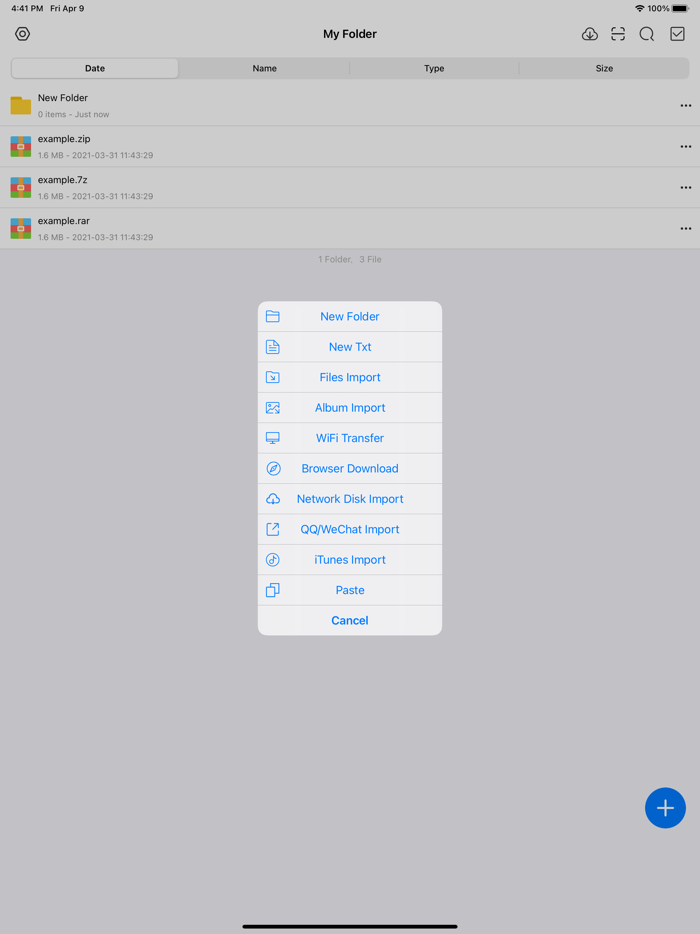 Unzip zip rar 7z format