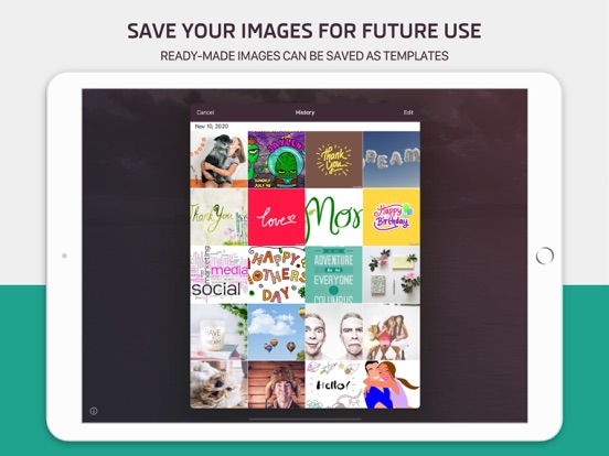 Holiday Greeting Cards Maker iPad screenshot 4 - Social Networking app