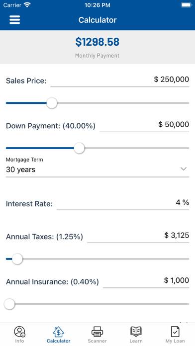 WMCB Mortgage Screenshot