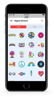 hippie life - gifs & stickers iphone screenshot 3