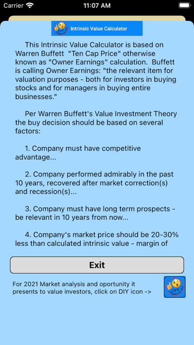 Intrinsic Value Calculator OE screenshot 3