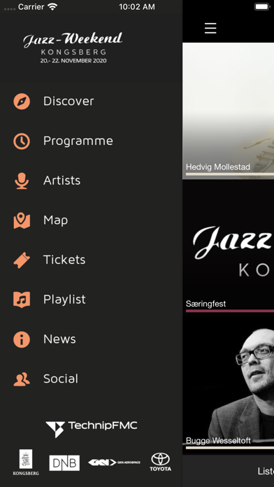 Kongsberg Jazzfestival screenshot 2