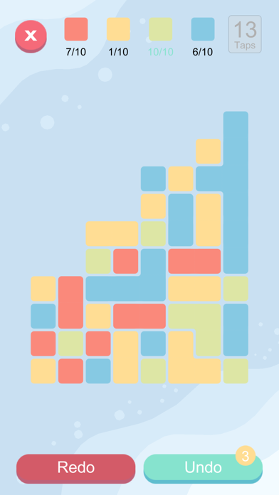 Blocks And Taps - Brain puzzle Screenshot