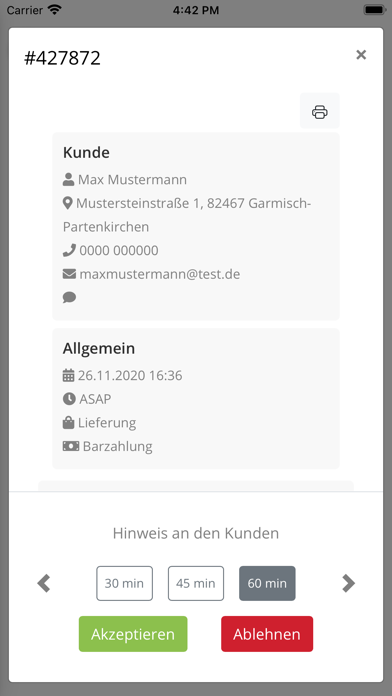 Gustoco POS Screenshot