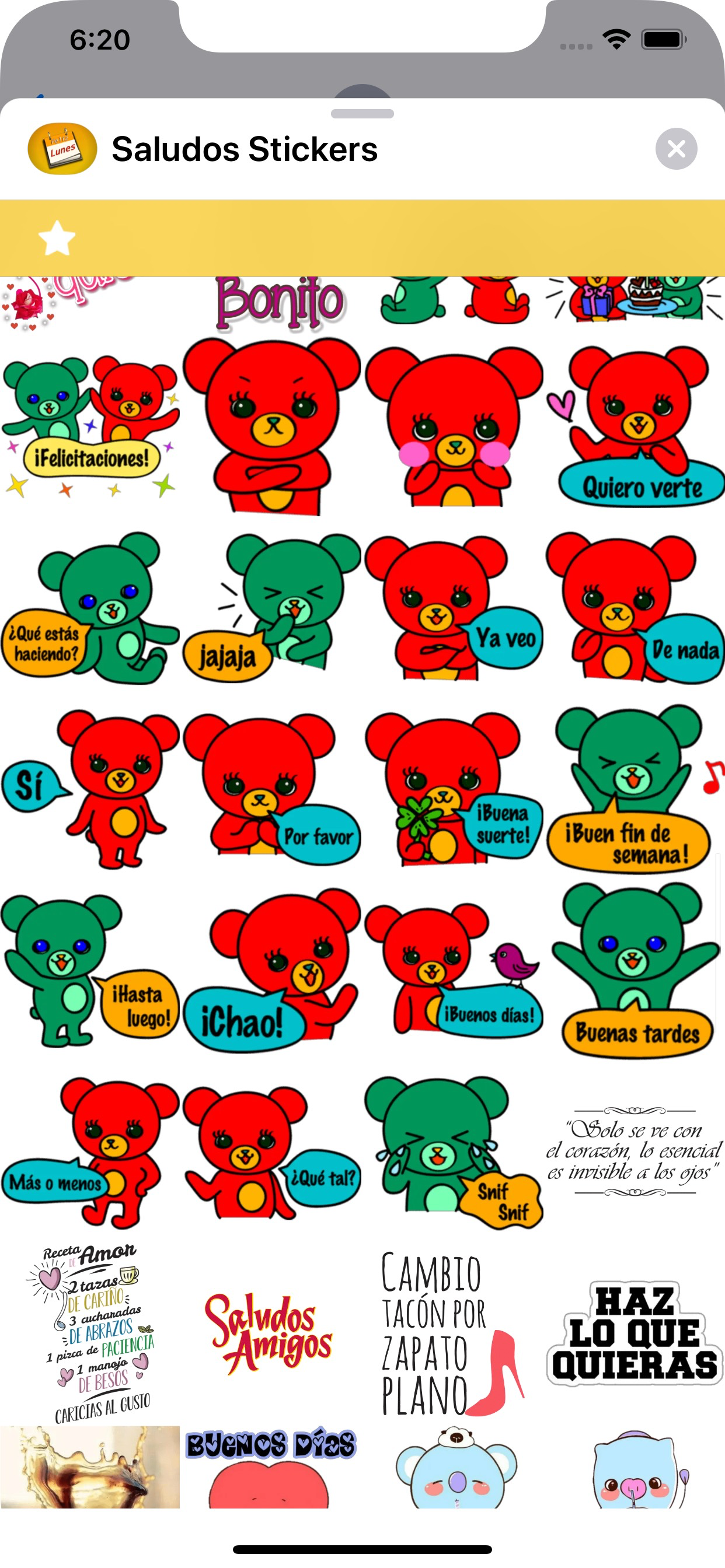 Saludos Stickers
