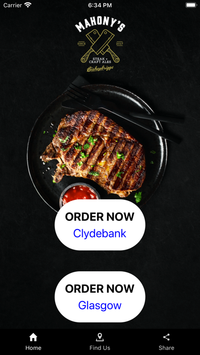 Mahonys Steak House Screenshot