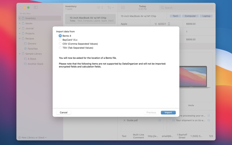 Screenshot #3 pour DataOrganizer