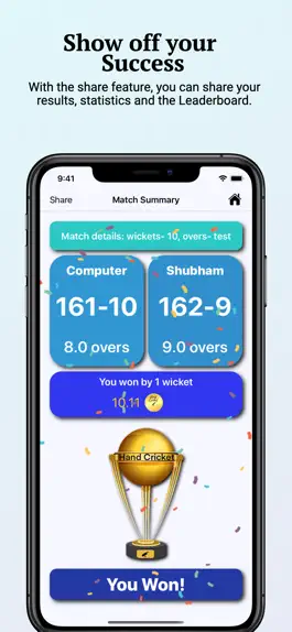 Game screenshot Hand Cricket: Cricket at Home hack